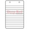 Deep Red Stamps Notebook Steno Paper Rubber Cling Stamp 2 x 3.1 inches